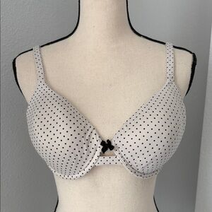 Victoria's Secret Body by Victoria Polka Dot Bra in Cream and Black